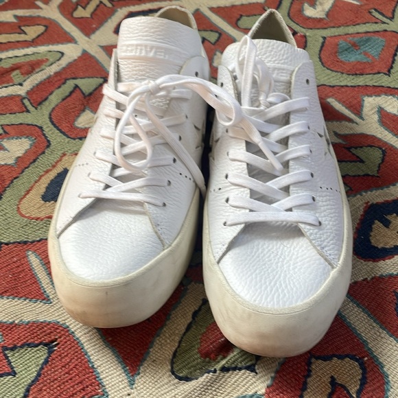 Converse One Stars - White Leather - Picture 3 of 7